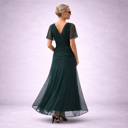 Clara – Robe verte élégante