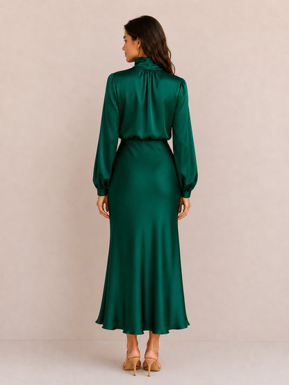 Auréa | robe satinée élégante