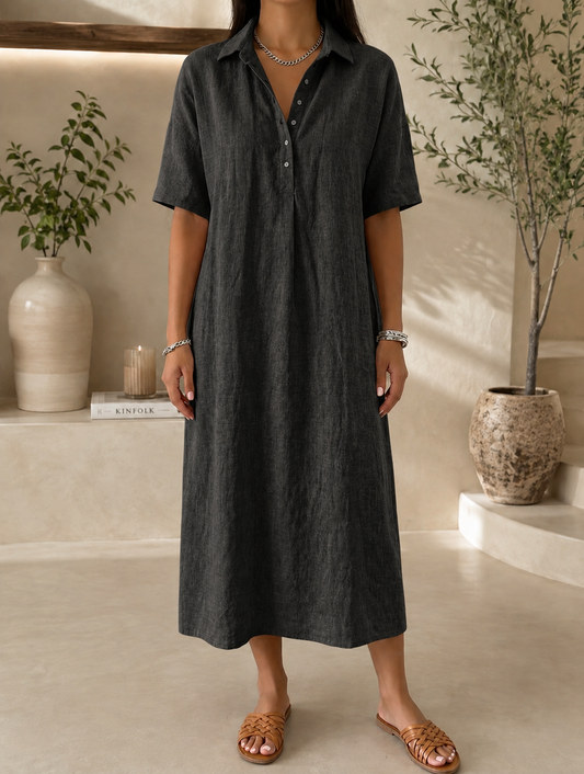 Apolline | robe chemise fluide et élégante