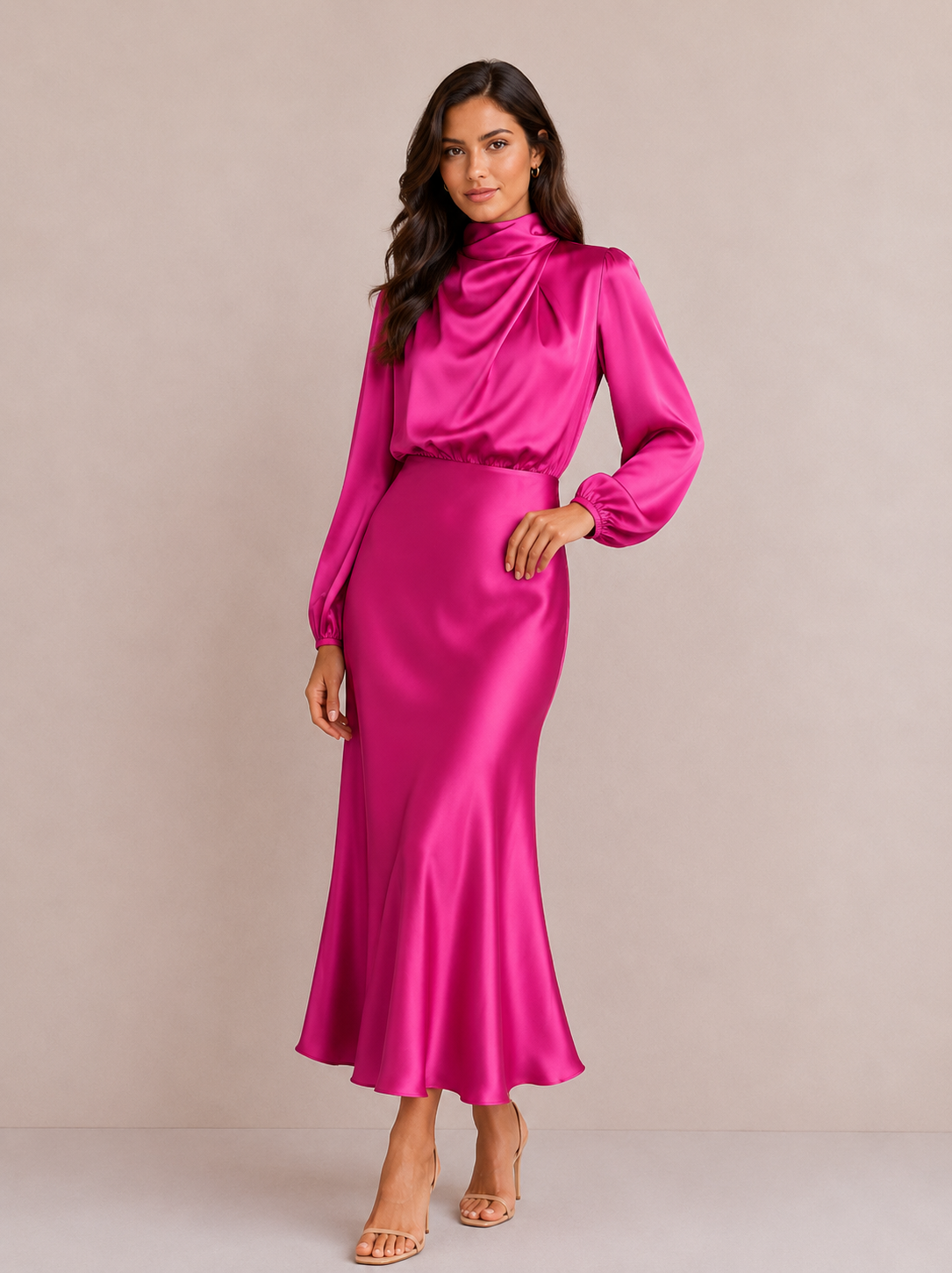Auréa | robe satinée élégante