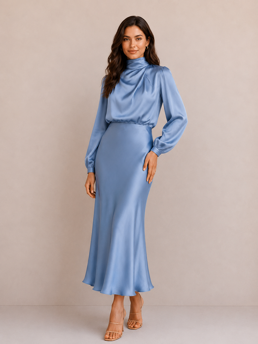 Auréa | robe satinée élégante