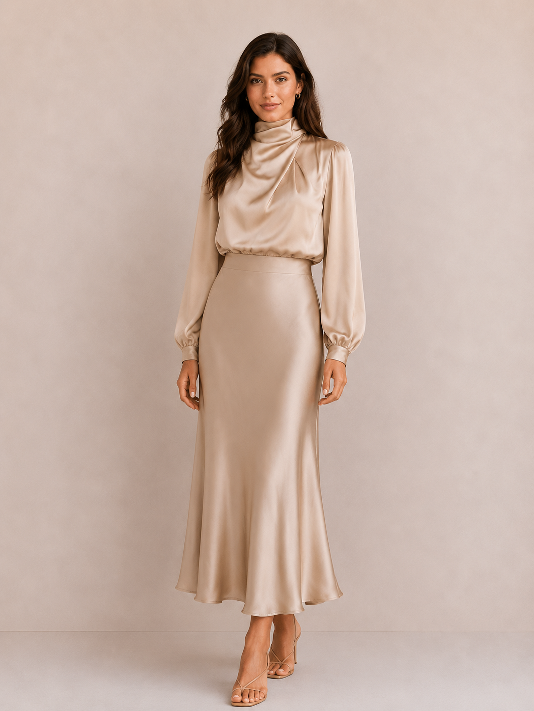 Auréa | robe satinée élégante