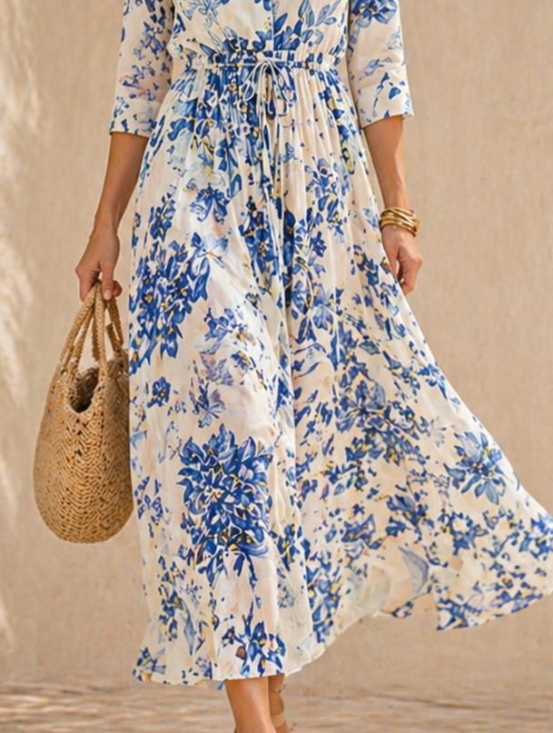 Juliette | Robe Fleurie Légère Élégance