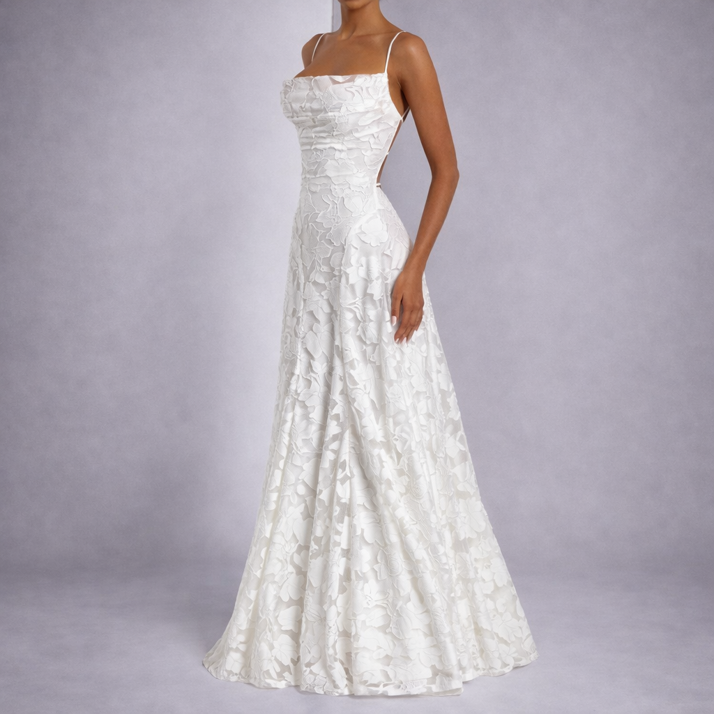 Victoire – Robe longue dos ouvert