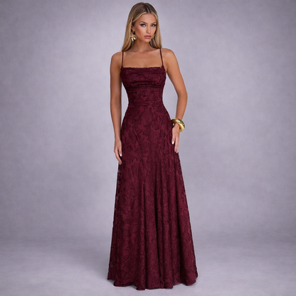 Victoire – Robe longue dos ouvert