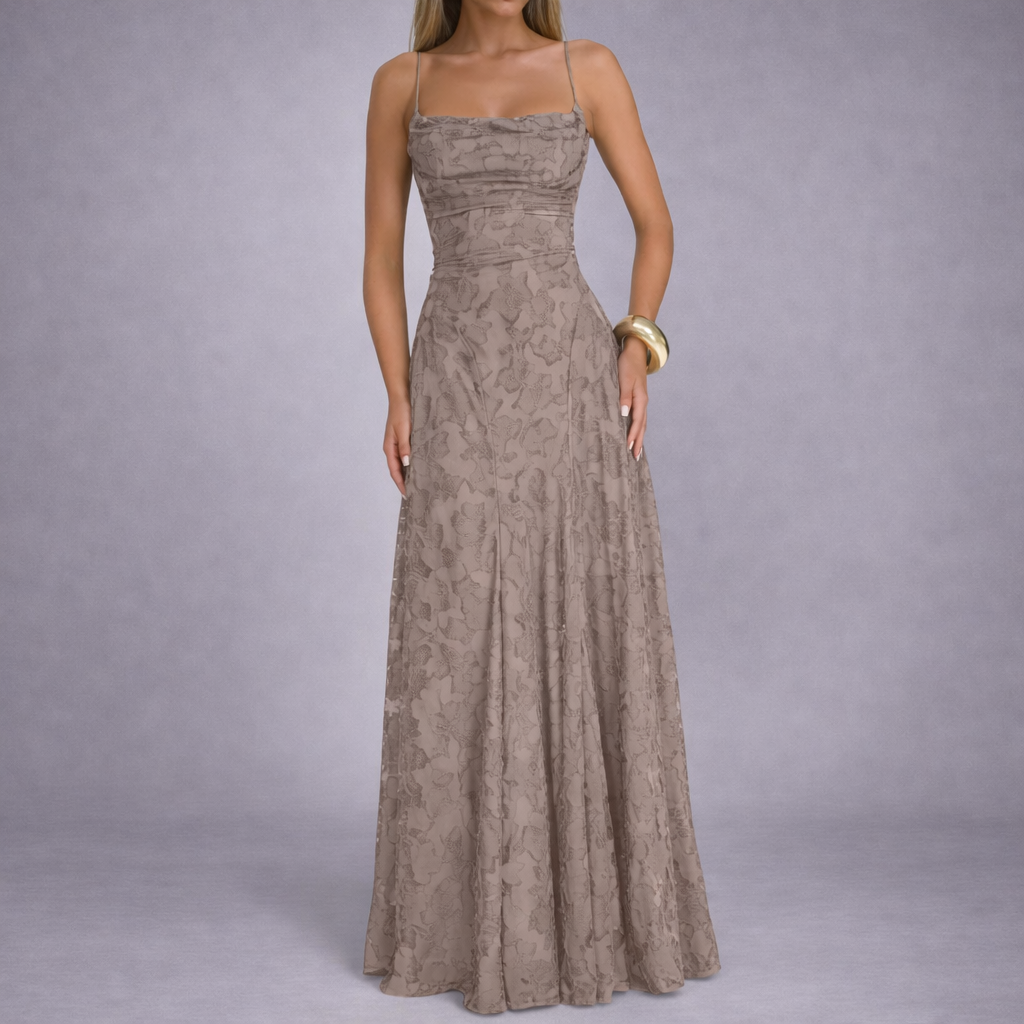 Victoire – Robe longue dos ouvert