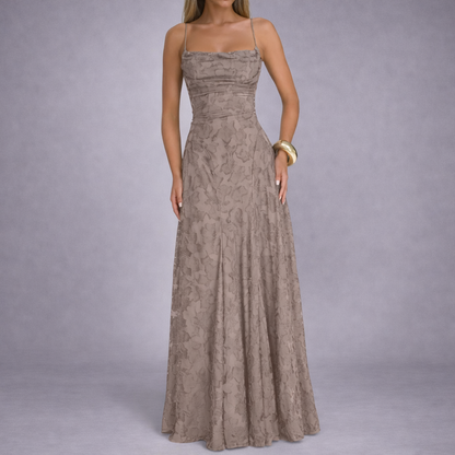 Victoire – Robe longue dos ouvert