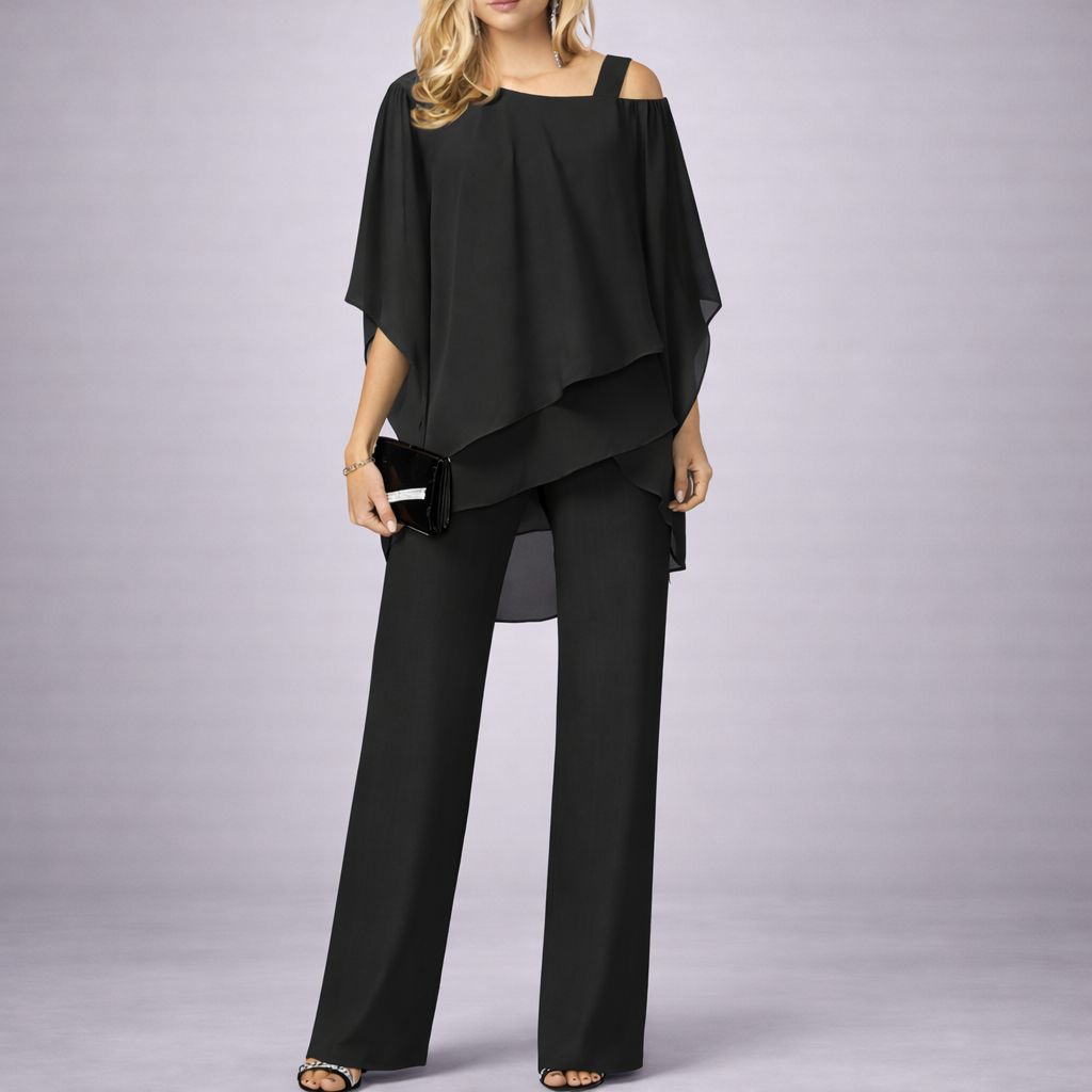 Laurine – Ensemble asymétrique élégant