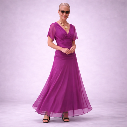 Clara – Robe verte élégante