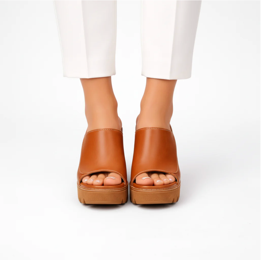 Julie | Sandales Plateforme Élégantes à Talon Épais